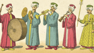 Jannisary band illustration