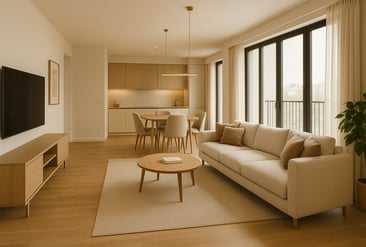 Progetto BRB Engineering per il settore residenziale: appartamento contemporaneo con spazi custom