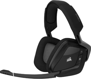 Corsair VOID RGB ELITE Auriculares Inalámbricos para Juegos - Sonido Envolvente 7.1 Negro