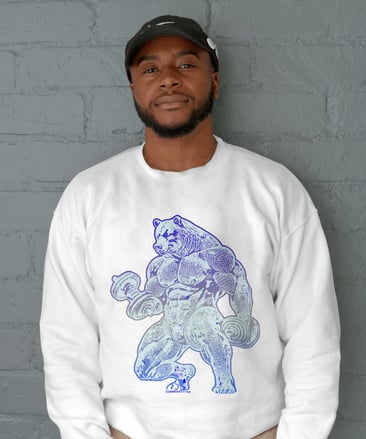 communitytee gym bear sweater