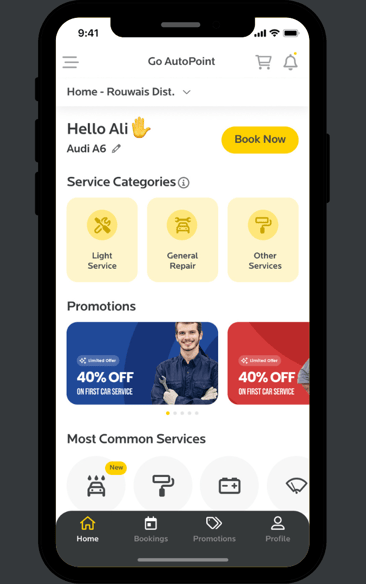 Gulam portfolio ios project Go Autopoint