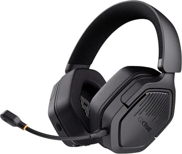 Trust GXT 1493 Ravox, Cascos Gaming Inalámbricos Bluetooth + 2.4GHz PS5 PS4 PC Switch Mobile, Negros
