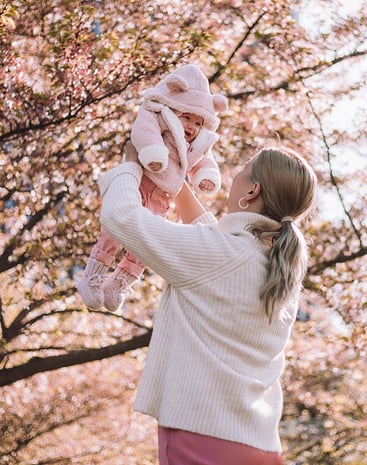 fotosesija mama ir kūdikis