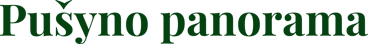 Pušyno panorama logo