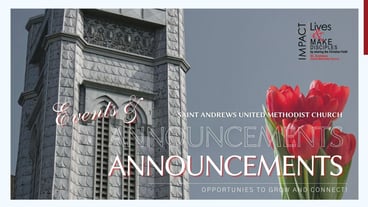 SAUMC EVENTS & ANNOUNCEMENTS