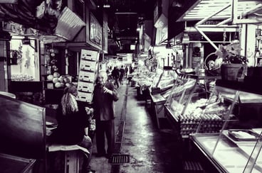 Night Market in Greece