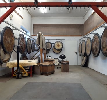 Innenansicht Gongwerkstatt