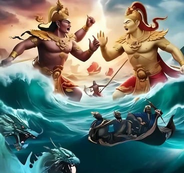 Sơn Tinh đại chiến Thủy Tinh vì Mỵ Nương