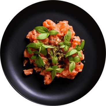 tartare de saumon