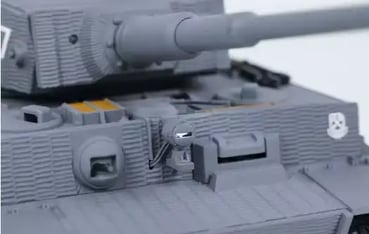 Detalles del tanque Tiger a control remoto