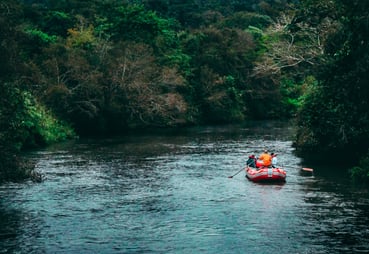 Rafting at Kitulgala