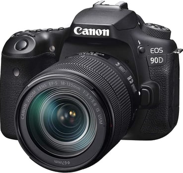 Canon EOS 90D, Sensor: APS-C de 32.5 MP, Video: 4K sin recorte