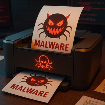 Malware infected Printer