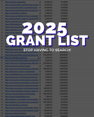 2025 grant