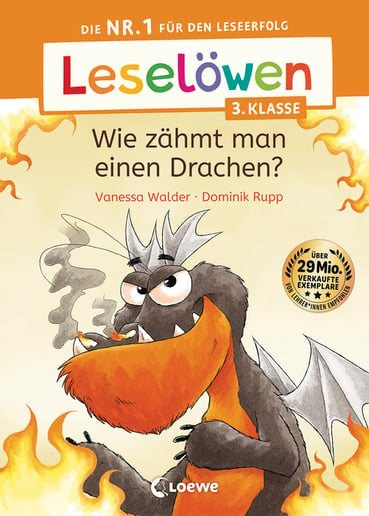 Buchcover  Leselöwen Wie zähmt man einen Drachen?