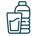 a bottle of water and a bottle of water