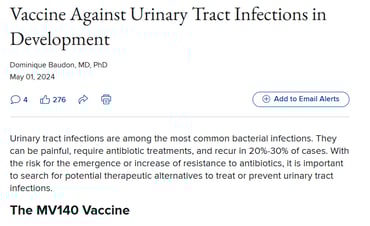 UTI VACCINES