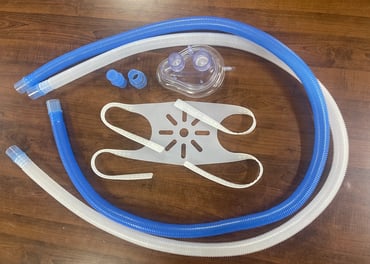 Starvent Health Care CPCP ventilator circuit with double port mask