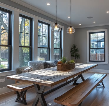 Painting company dinning room 