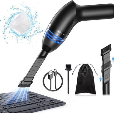 Mini portable home vacuum cleaner – compact, cordless, and perfect for quick cleanups.
