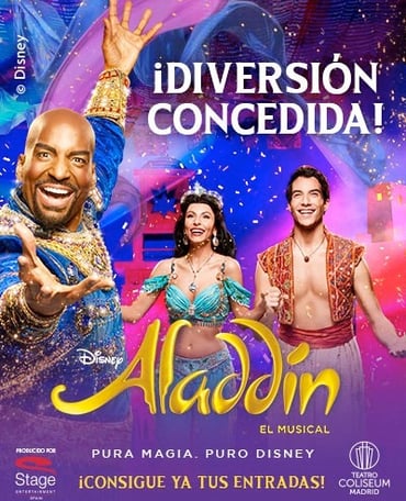Aladdín Musical Madrid Diciembre 2024