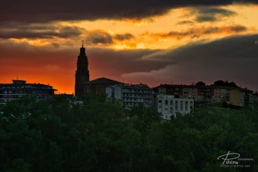 Atardecer en Haro (La Rioja)