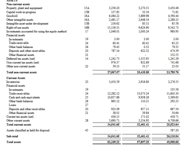 balance sheet assets of tvs supply chains solutions ipo analysis, the moat investor