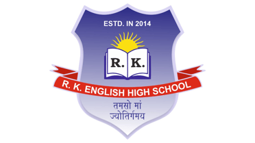 R K English School logo