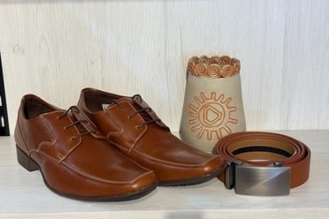 Zapatos cafes para hombre