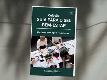 Imagem em 3d da representação física da Coleção Guia Para o Seu Bem-Estar 