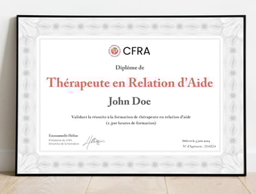 Diplôme du CFRA