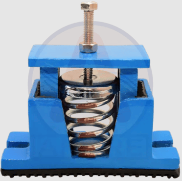 Vibration isolators installed in Dubai to minimize structure-borne noise.