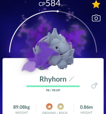 A Shadow Rhyhorn.