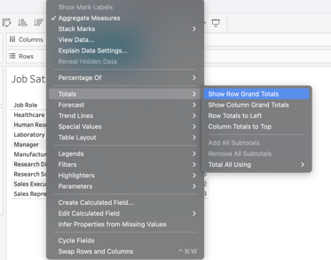 Tableau interactive dashboard project