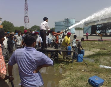 Fire Safety Equipment Training of SK Fire Protection
