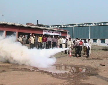 Fire Safety Equipment Training of SK Fire Protection