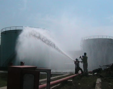 Fire Safety Equipment Training of SK Fire Protection