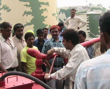 Fire Safety Equipment Training of SK Fire Protection