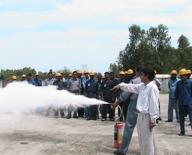 Fire Safety Equipment Training of SK Fire Protection