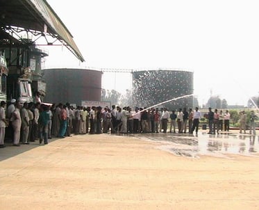 Fire Safety Equipment Training of SK Fire Protection