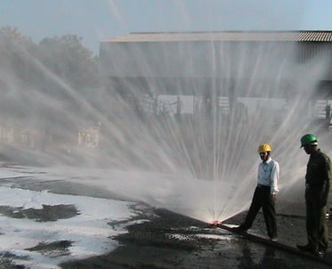Fire Safety Equipment Training Shower Of Foam Powder of SK Fire Protection