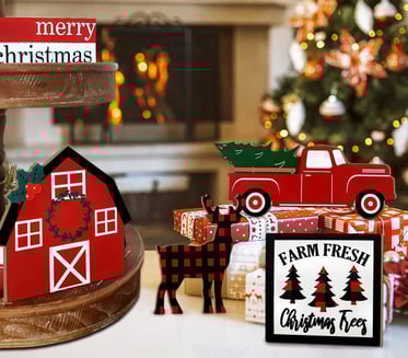 rustic farmhouse christmas decor