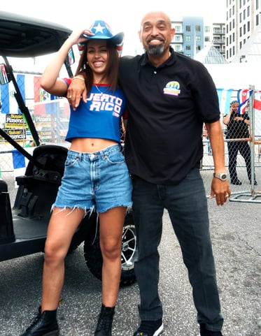Alex Gonzalez Organizer at Fiesta Calle Orange