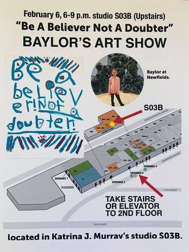 art show flyer