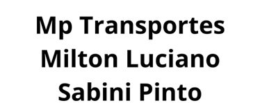 Mp Transportes Milton Luciano Sabini Pinto logo