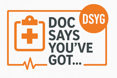 Doc Says You've Got... logo