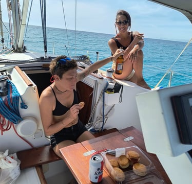 aperitif on boat