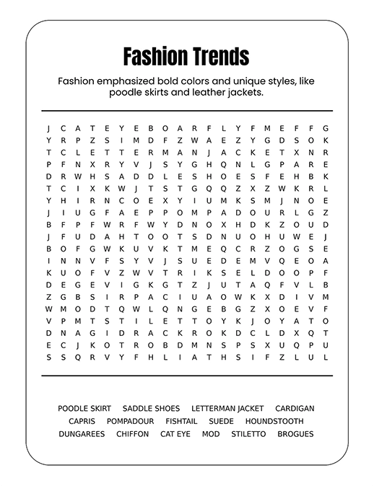 Fashion Trends Puzzle