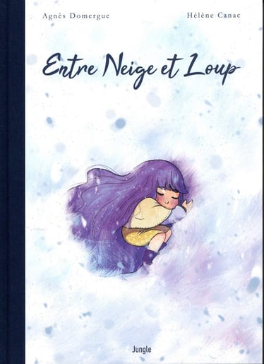 Première de couverture de la BD Entre neige et loup