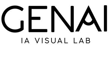 GEN AI studio generativo visualización con inteligencia artificial logo